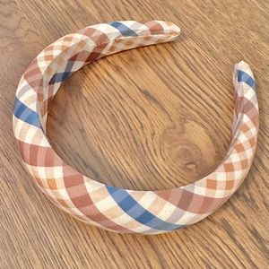 Anthropologie Plaid Headband